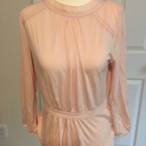 Banana Republic Pink Long Sleeve Blouse